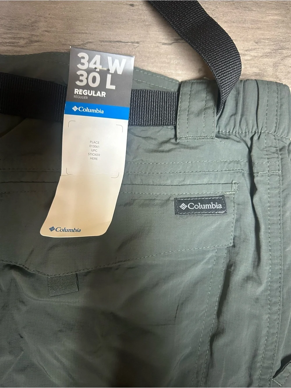Columbia Men's Olive Cargo Outdoor Pants